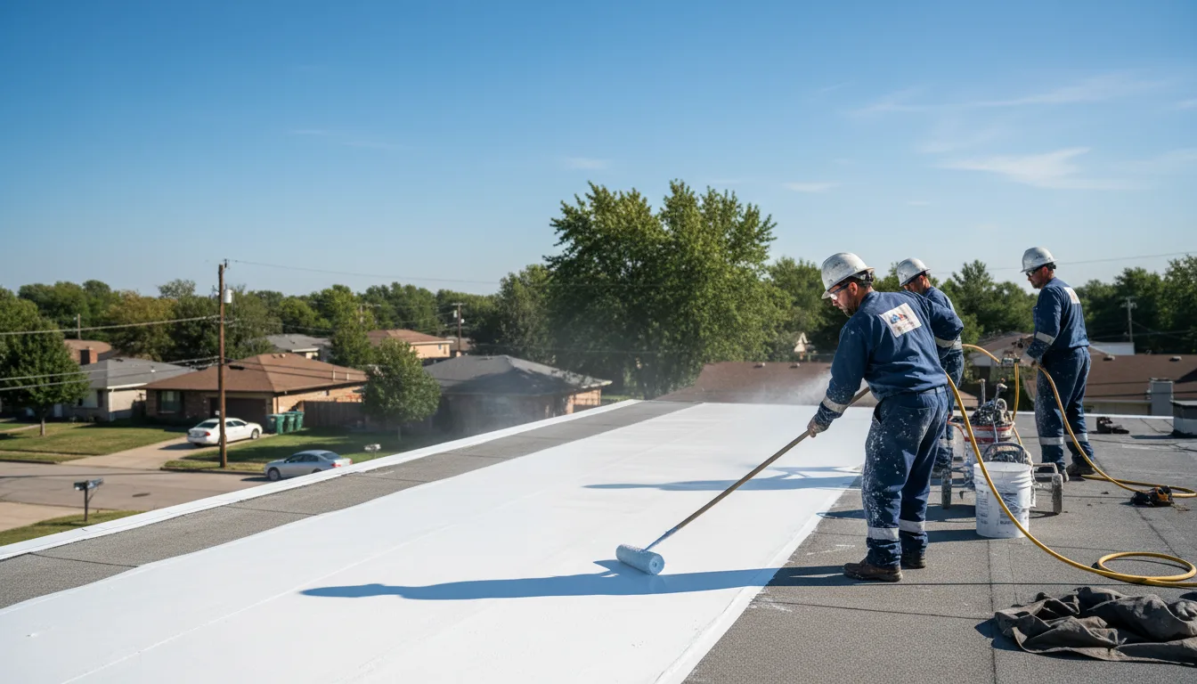 Commercial roof coating in Farmington, ME near me